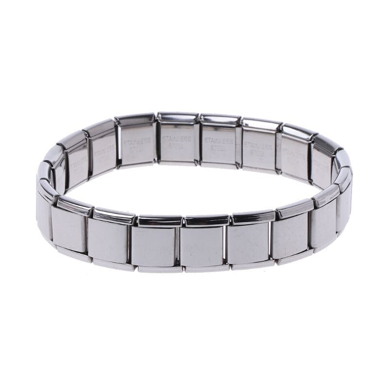 Roestvrij Staal Elastische Stretch Chain Link Polsbandjes Armbanden Mode-sieraden