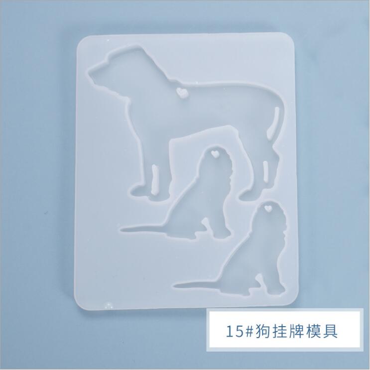 Transparent Silicone Mould Dried Flower Resin Decorative Craft DIY animal Pendant Mold epoxy resin molds for jewelry: 15