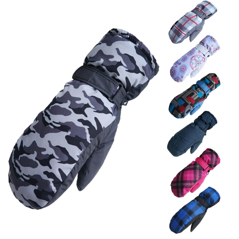 Kinderen Winter Handschoenen Kids Warm Winddicht En Waterdicht Warm Handschoenen Jongens & Meisjes Winter Warm Plus Fluwelen Dikker handschoenen