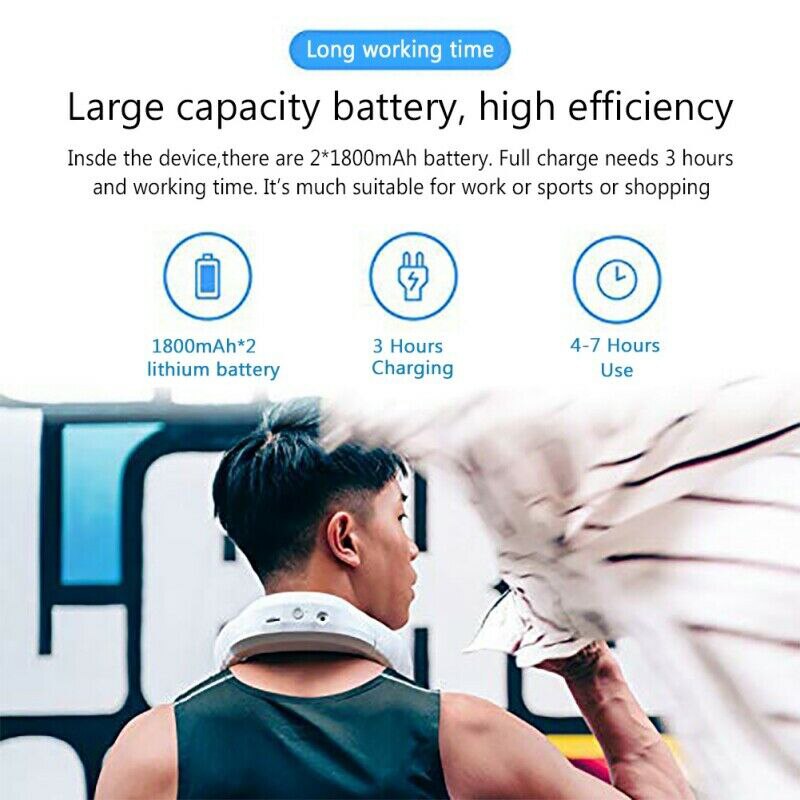 Bluetooth O Opknoping Hals Fan Draagbare Reizen Sport Mobiele Telefoon Bluetooth Muziek Fan
