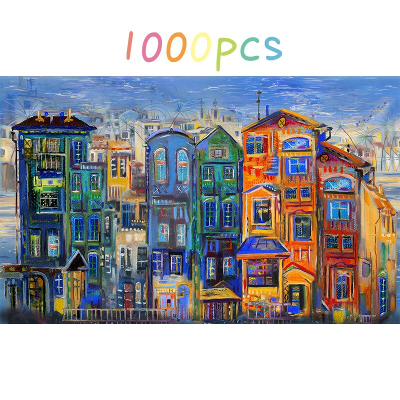 1000Pcs 300pcs Jigsaw Puzzle Assembling Landscape Picture Puzzles Toys For Adults Kids Educational Games Montessori: 03