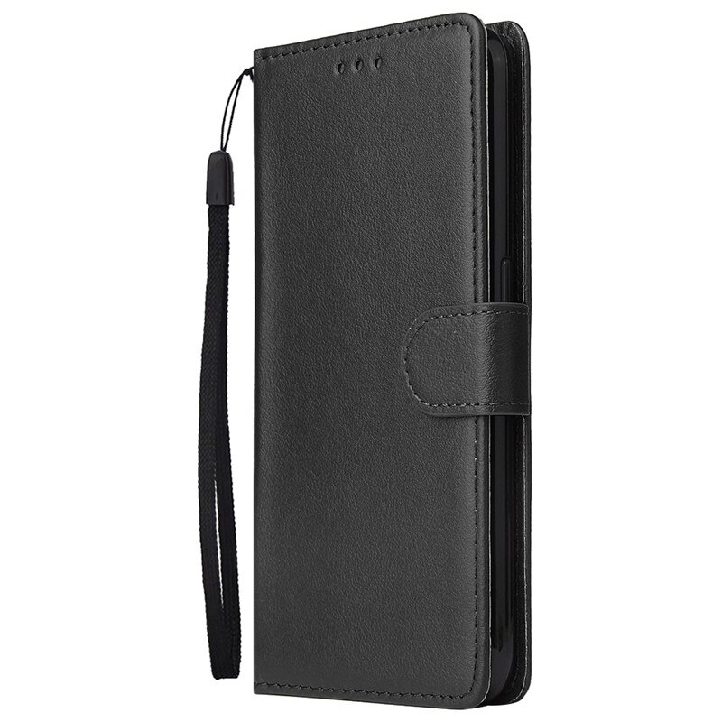 Étui à rabat en cuir pour Samsung Galaxy A31 A315F, Coque portefeuille avec porte-cartes: Black