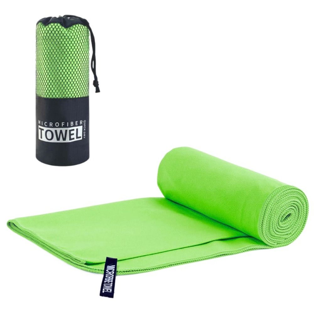 Toalha de secagem rápida de microfibra dupla face veludo toalha de fitness yoga de secagem rápida 40*80cm fibra ultrafina yoga: Prateado