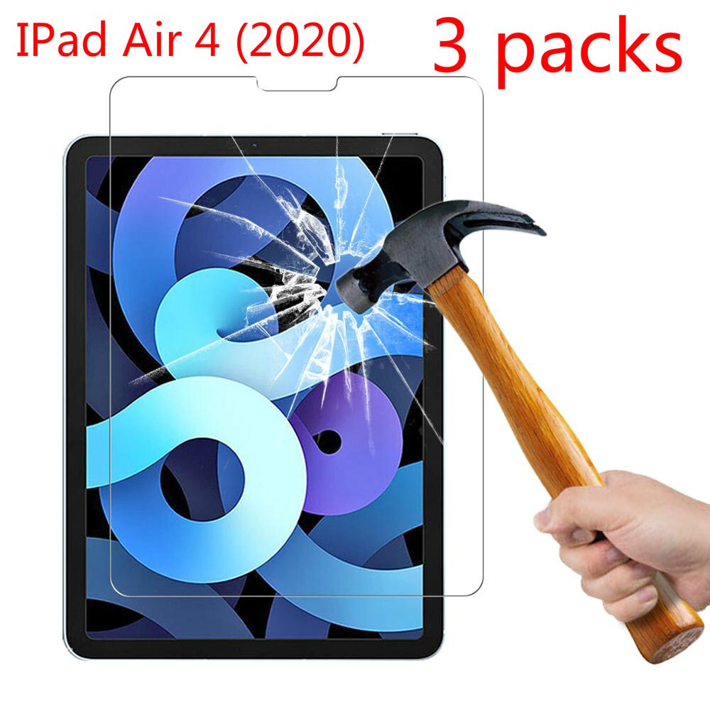 Anti-Kras Gehard Glas Voor Ipad Air , Ipad Air 4, ipad Air 4th Generatie 10.9 "Screen Protector Tablet Beschermende Film