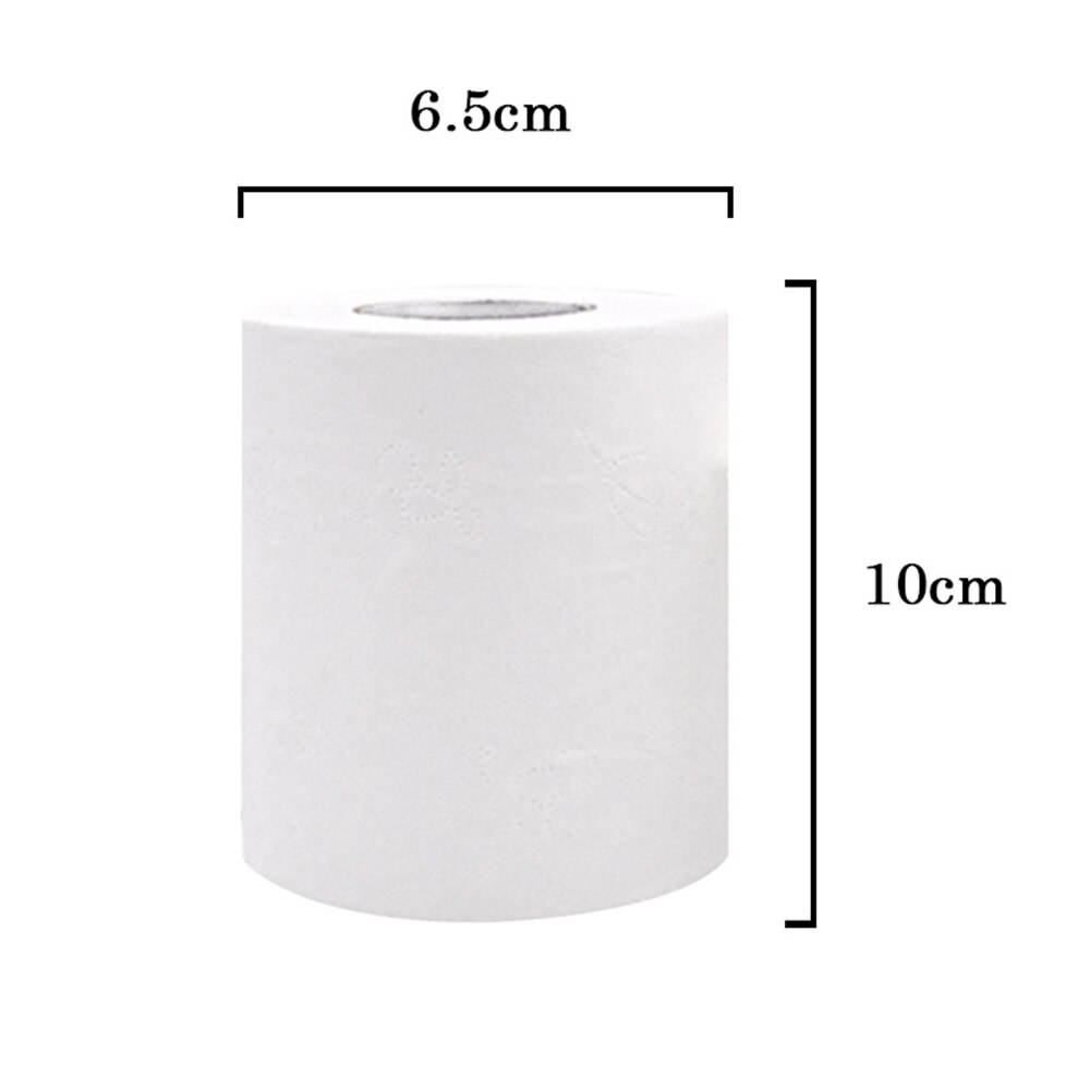 6 Rolls Thickened Toilet Paper Log Household Paper Tissue Rolls Soft Roll Toilet Soft And Comfortable Daily Necessities