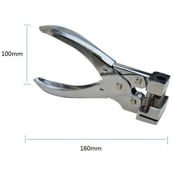 T Slot Shape Cutter Puncher Punch Plier Hole Paper Id Identity Cut Card Paperboard Stationery Office Badge Tag Tool