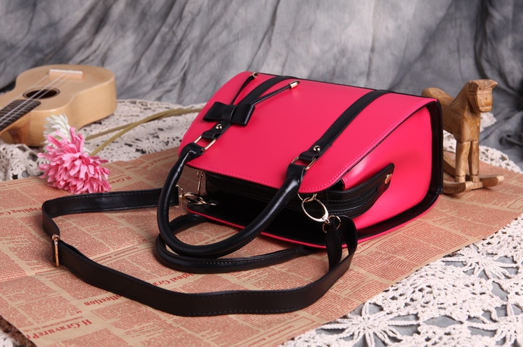 Casual lederen Vrouwelijke handtas strik schoudertas crossbody tassen voor vrouwen messenger bag Lady bolsa feminina