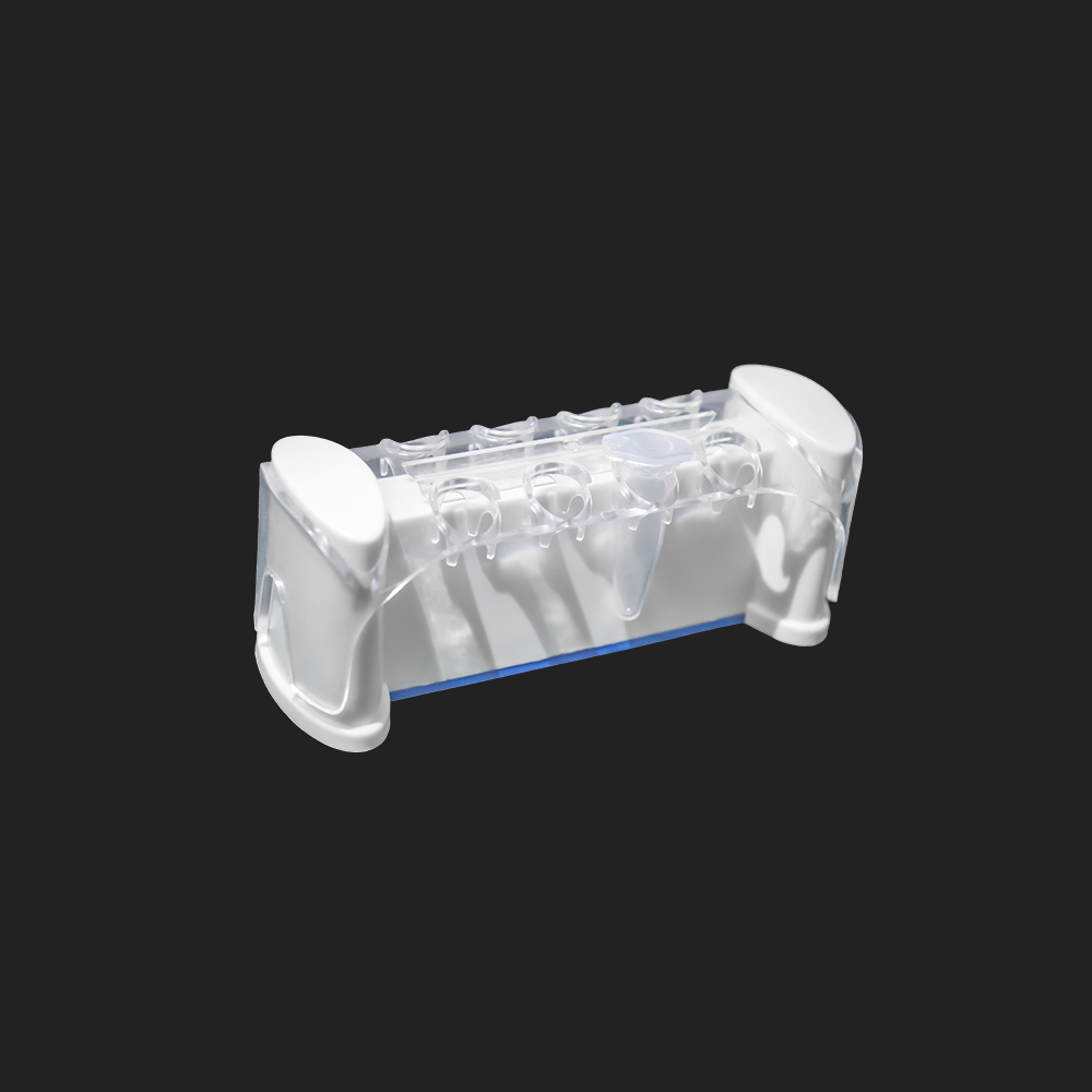 8-Well Magnetic Stand for 1.5mL/2mL Tubes - Detachable Centrifuge Tube Rack with Strong Magnets