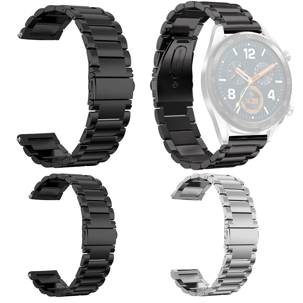 Rvs Polsband Voor Huawei Horloge GT2 46mm Smart Horloge Strap Vervanging Horloge Band Vrouwen Mannen Armband Luxe