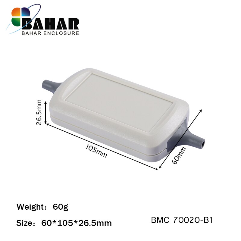 Circuit board plastic enclosure wire connection box pcb diy handheld plastic box project electronic box 105*60*26.5mm: BMC70020-B1