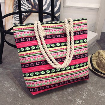 Mara 'S Droom Vrouwen Tas Bloemen Handtassen Grote Capaciteit Rits Canvas Schoudertas Winkelen Strand Tassen Pouch Feminina: E