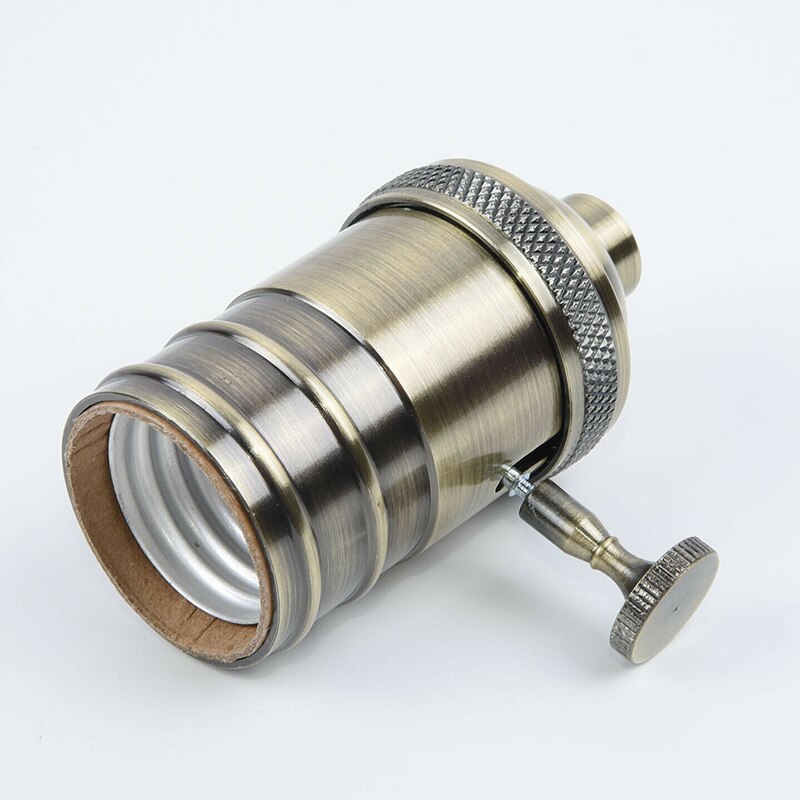 E27 skruv retro vintage kopparlampa taklampor glödlampor hållare socket 250v 250w home mjj 88