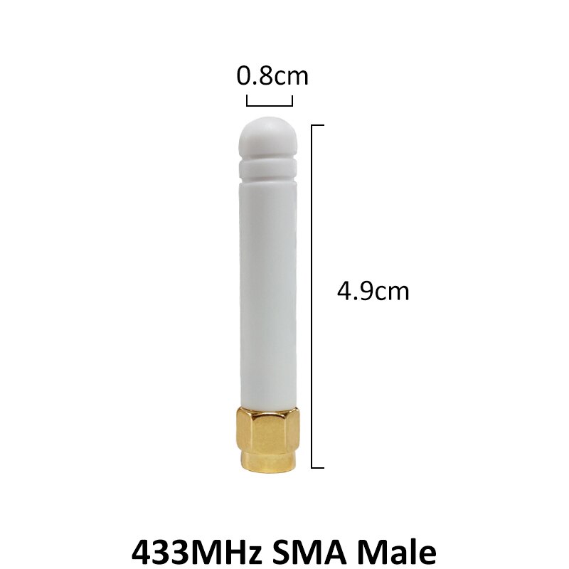 433 MHz antenne lora blanc 3dbi SMA connecteur mâle pliant 433 mhz antenne directionnelle + 21cm RP-SMA/u.FL câble queue de cochon