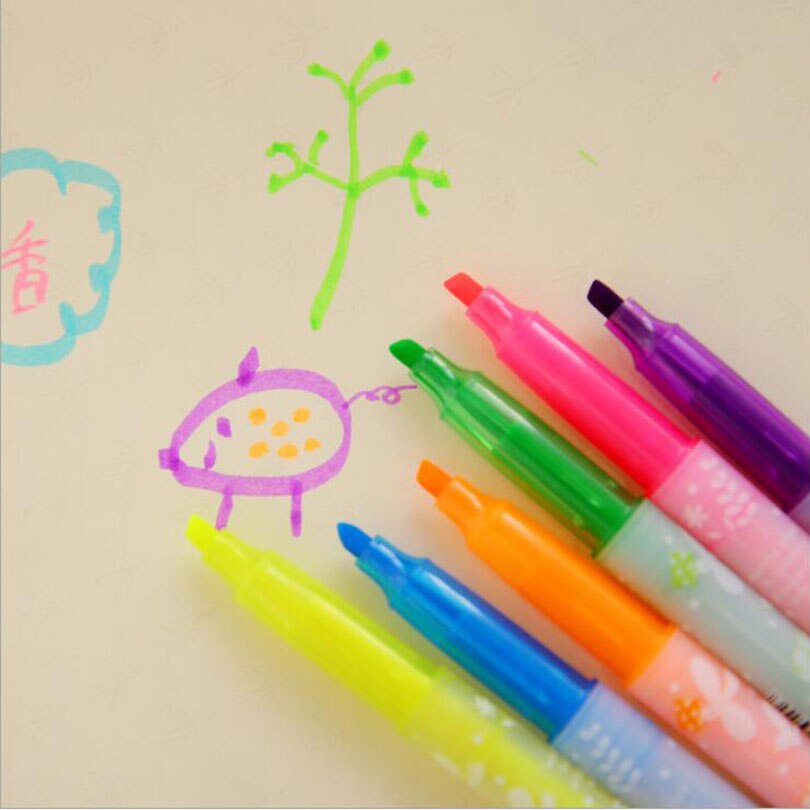 Japan slik farve blækfri tuscher pen highlighter album scrapbog gør-det-selv papirvarer skoleartikler  g082