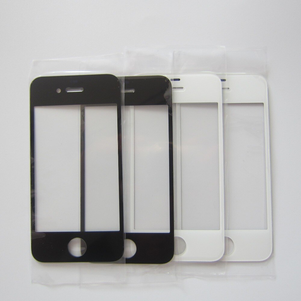 Front Outer Glass Lens Replacement Parts for iPhone 4 4s 5 5S LCD touchscreen repair