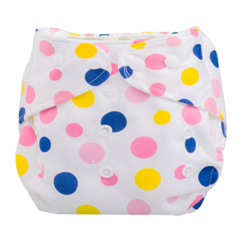 Reusable Nappies Baby Diapers Children Cloth Diaper Adjustable Diaper Cover Waterproof Panty Washable Diapers For Newborns: A