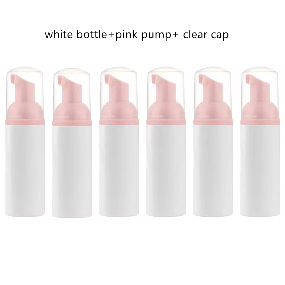6 Teile/los 2 unzen/60 ml Kunststoff Schaum Pumpe Flasche Leere Gesicht Wimpern Kosmetische Flasche Reiniger Seife Spender für reinigung Schaum Flasche
