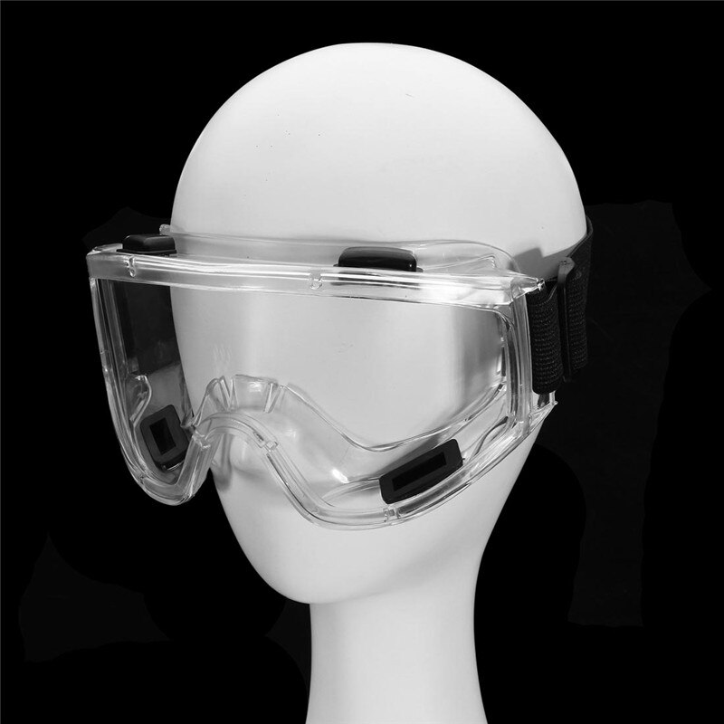 Pc linse beskyttelsesbriller stænksikker øjne sikkerhed sikkerhed arbejdsbriller udluftningsventil slående resistent midoni hvid