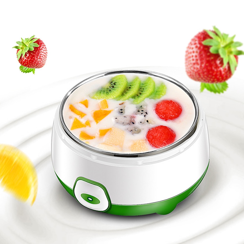 220V 800ml Electric Automatic Yogurt Maker Machine Caso Yoghurt DIY Cup Tool Plastic stainless steel Container