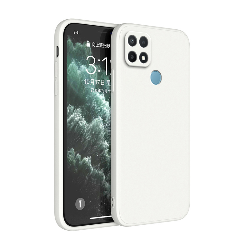 Coque de protection antichoc carrée en silicone liquide, coque d'origine pour Redmi 10A 10C 9A 9C NDavid: Néoprène / Kaki