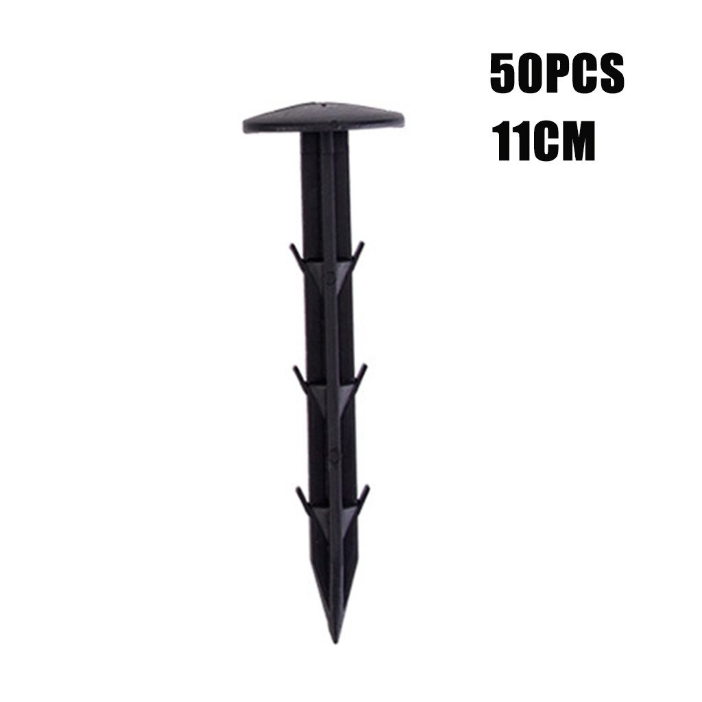 40# 50PCS Tent Peg Plastic Peg Garden Awning Canopy Tent Pegs Camping Stake Nail for garden plant tool Tent Peg: 11cm