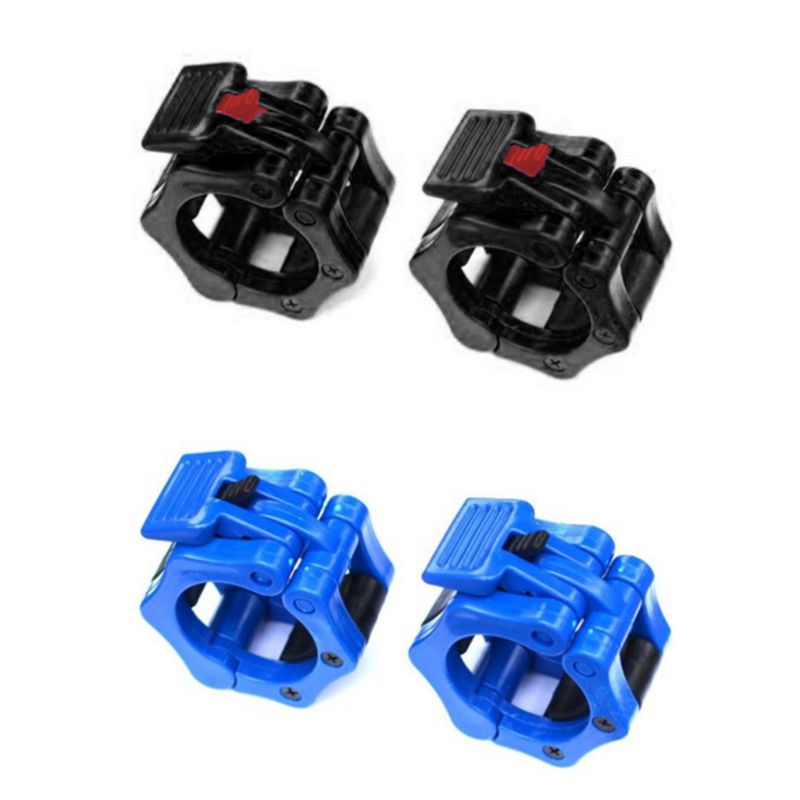 A Pair Lock Jaw Collars Barbells Muscle Clamp Bar Lockjaw Quick Release Locking