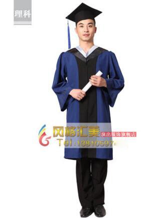 Master's degree gown bachelor costume and cap University graduates clothing academic gown College Graduation Clothing &amp; Apparel
