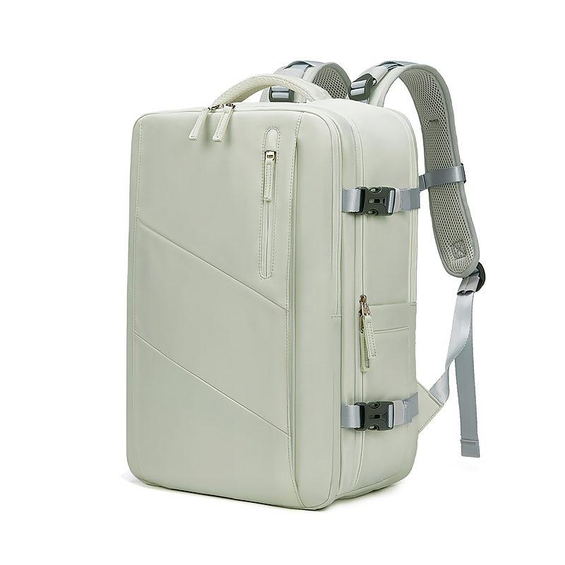 Woman Travel Backpack Business 16 Inch Laptop Backpack School Backpack USB Charging Waterproof Backpack With Shoe Bag: green