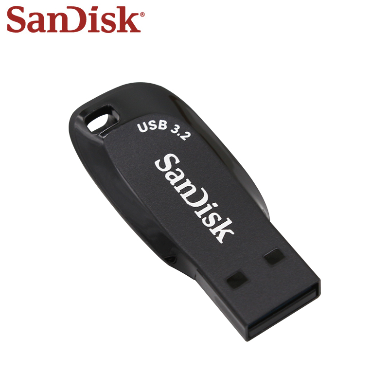 Originele SanDisk Ultra Shift USB3.0 Memory Stick CZ410 32GB 64GB 128GB Zwart USB Pendrive Opslag UDisk 256GB Stick Voor Laptop