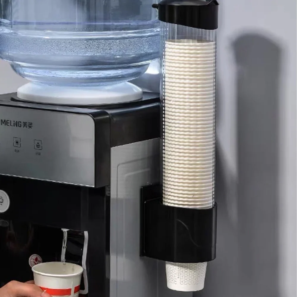 Einweg-Pappbecherspender, Wandmontage, Kunststoff, Wasserspender, Becherhalter, Becherbehälter, Papierrahmen, Heim-Organizer