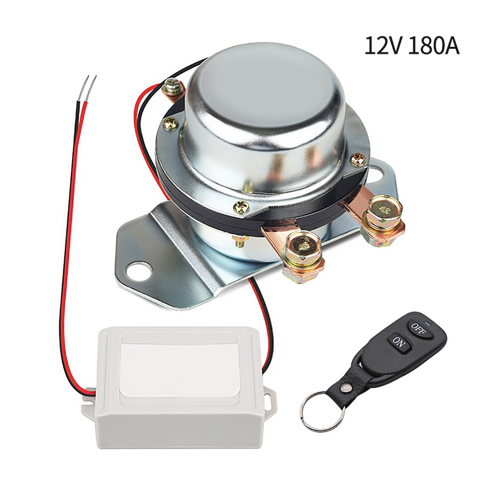 12v/24v 180a avstängningsbrytare bilbatteri huvudströmbrytare ström elektromagnetisk koppla bort fordonets trådlösa fjärrkontroll