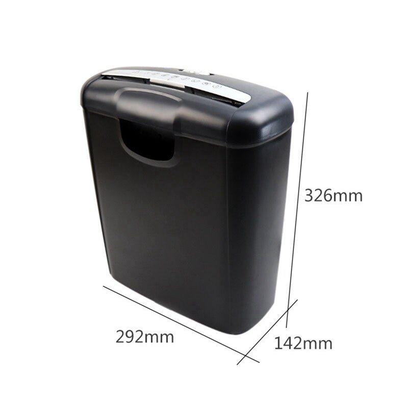 Paper Shredder Home Electric Mute Shredder Mini Household Paper Shredder Cutter Folding Machine For Office-US Plug