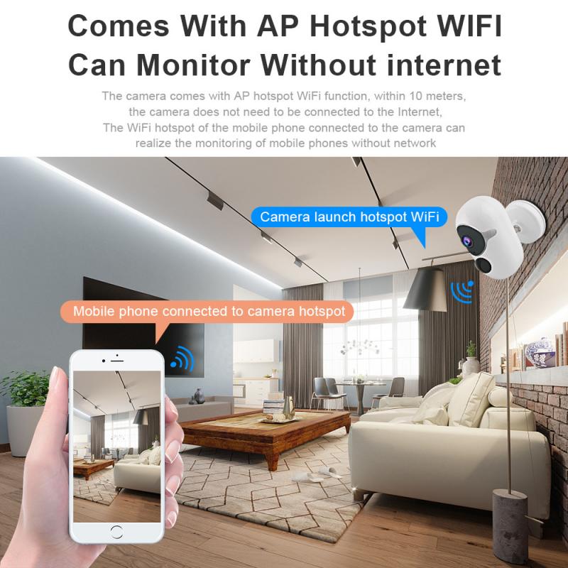 1080Pwifi kamera hause wasserdichte PIR infrarot low power verbrauch drahtlose überwachungs kamera kind schutz