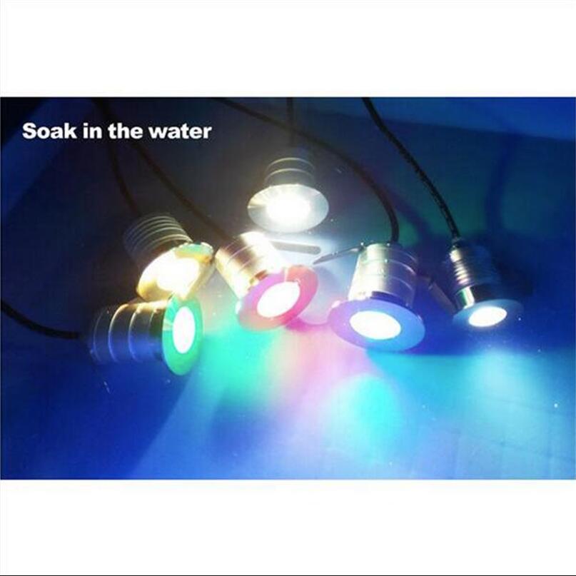 3w led underjordisk lys  ip67 dc12v-24v cree innfelt gulvbelysning på vannet, vanntett begravd lampe, hagelykt