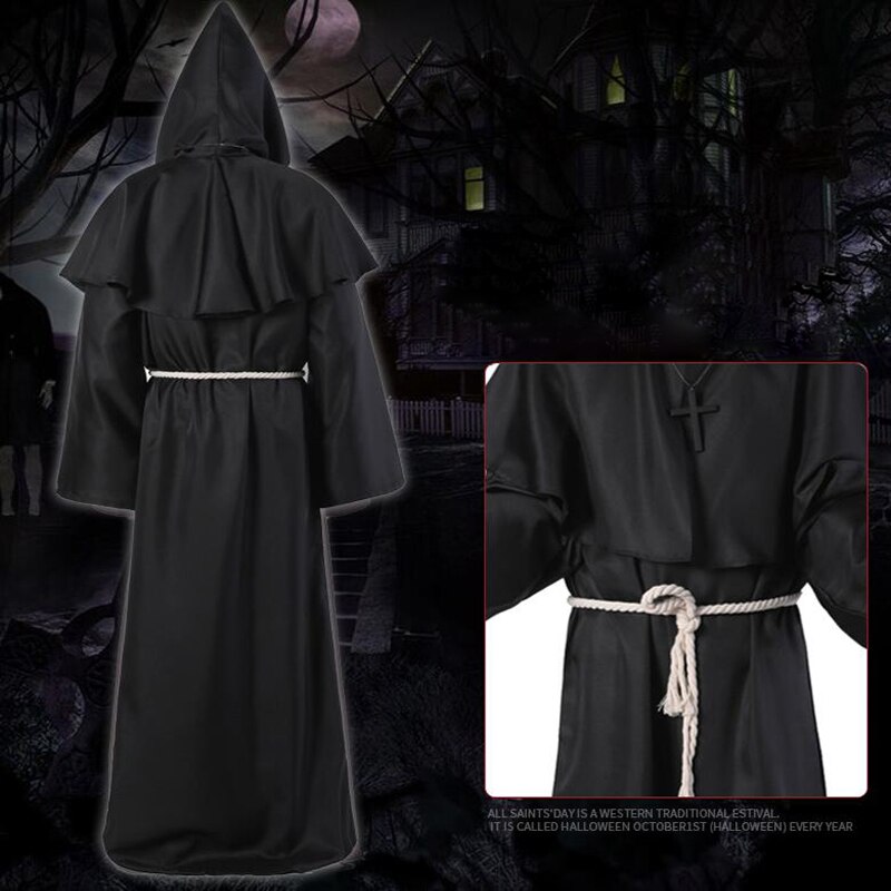 Cape de noël pour homme et femme, longue Cape, pour Halloween, Costume de Cosplay