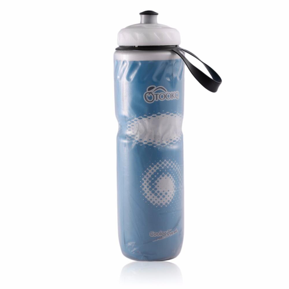 710Ml Draagbare Geïsoleerde Fles Water Outdoor Geïsoleerde Water Fles Fiets Fietsen Sport Water Fles Fiets Accessoires