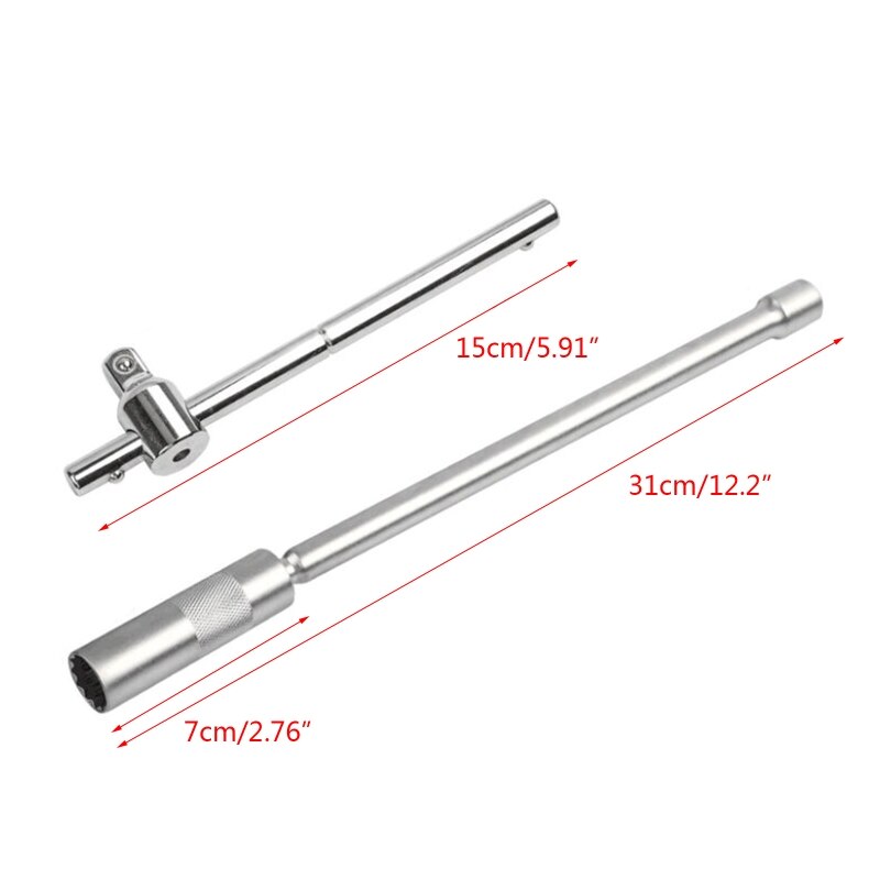 517A 3/8-inch Drive Magnetic Spark Plug Socket Set Universal Joint Removal Tool