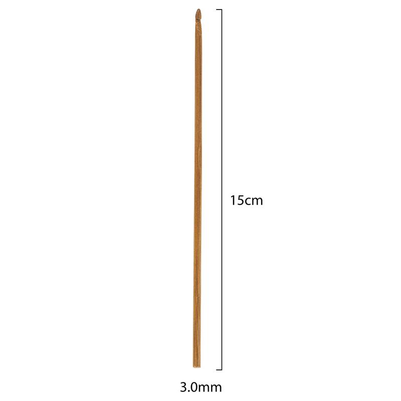 Gancho de ganchillo con mango de bambú, hilo de tejido de aguja de tejer artesanal, 3-10mm para agujas de tejer hechas a mano, hilo de tejido artesanal: Gris claro