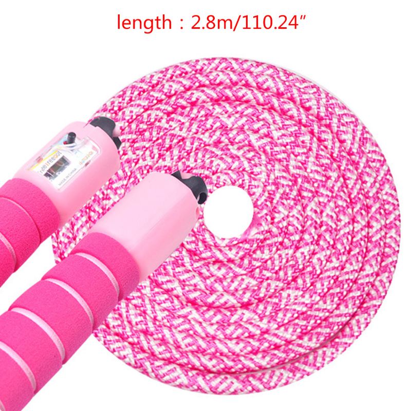 Speed Rope Skipping Rope Jumping Speed Boxing Exercise Rope Digital Skipping Jump Rope with Counter Timer for Boys and Girls