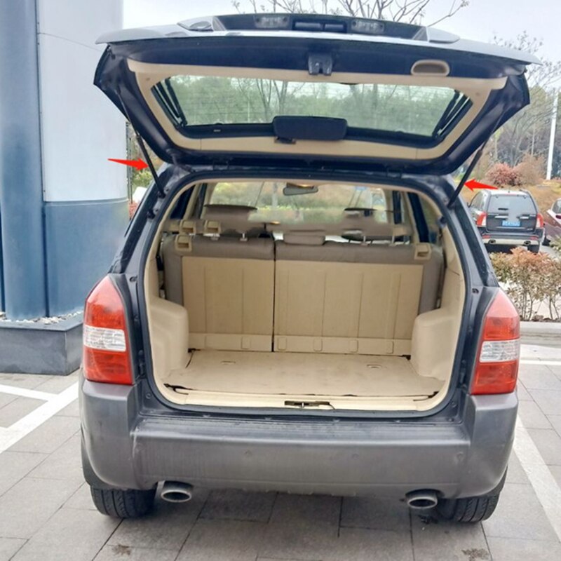 2 stk bageste bagagerum bagklappe bagagerum glas gasfjeder chok lift stiv fjederben støttestang til hyundai tucson 2005