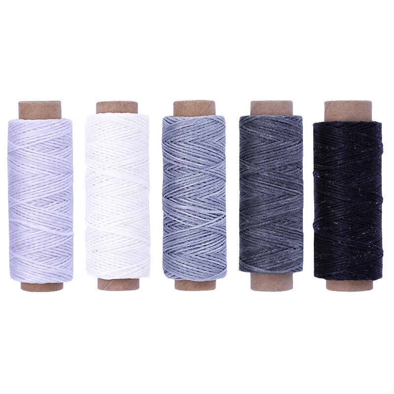 KAOBUY Colors Waxed Thread Leather Sewing Thread,Hand Stitching Thread For Hand Sewing Leather and Bookbinding: type 2