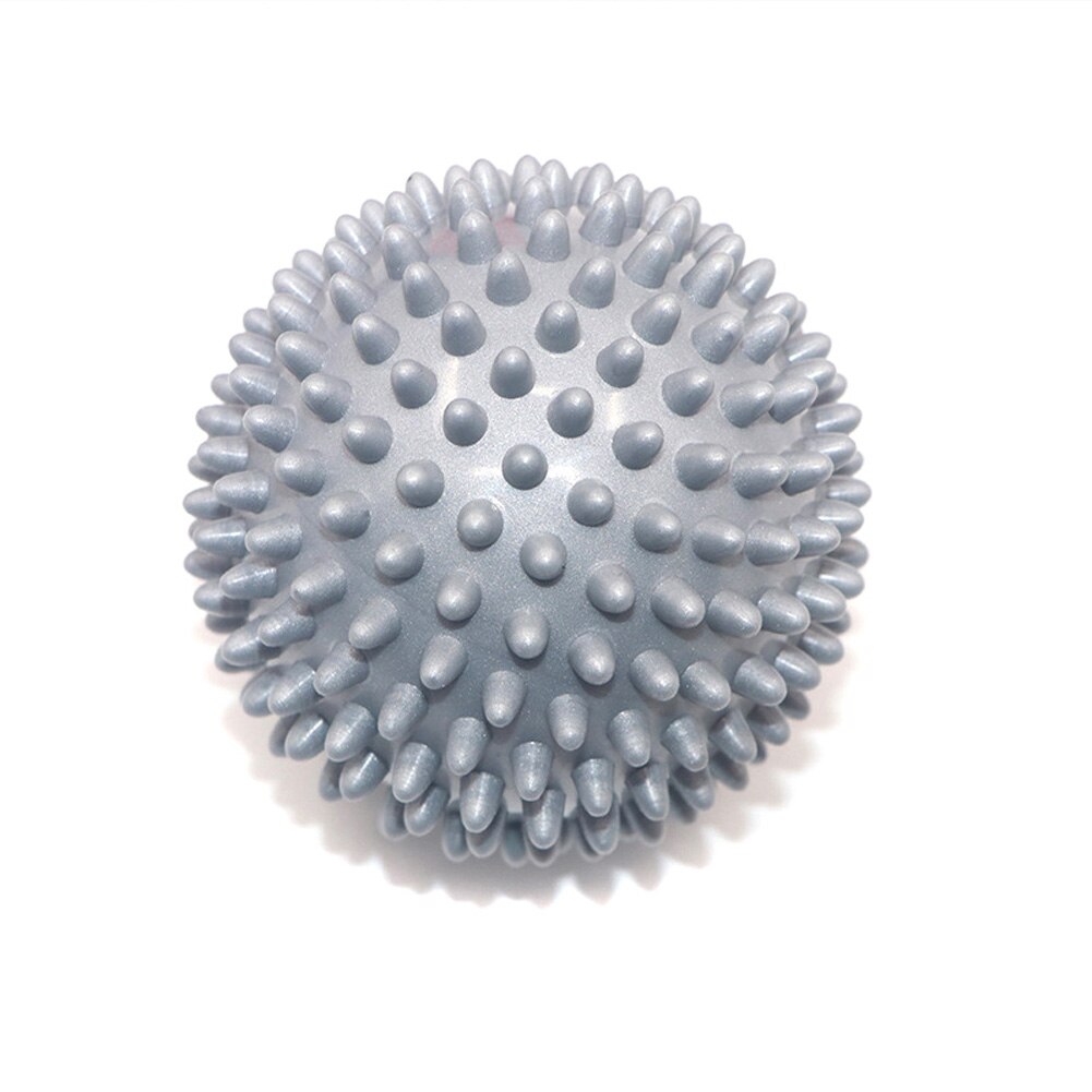 Sfera di massaggio del Rullo PVC Alleviare Lo Stress per il Corpo di Forma Fisica di Yoga Pilates Muscolo Del Piede YA88: gray   7.5cm