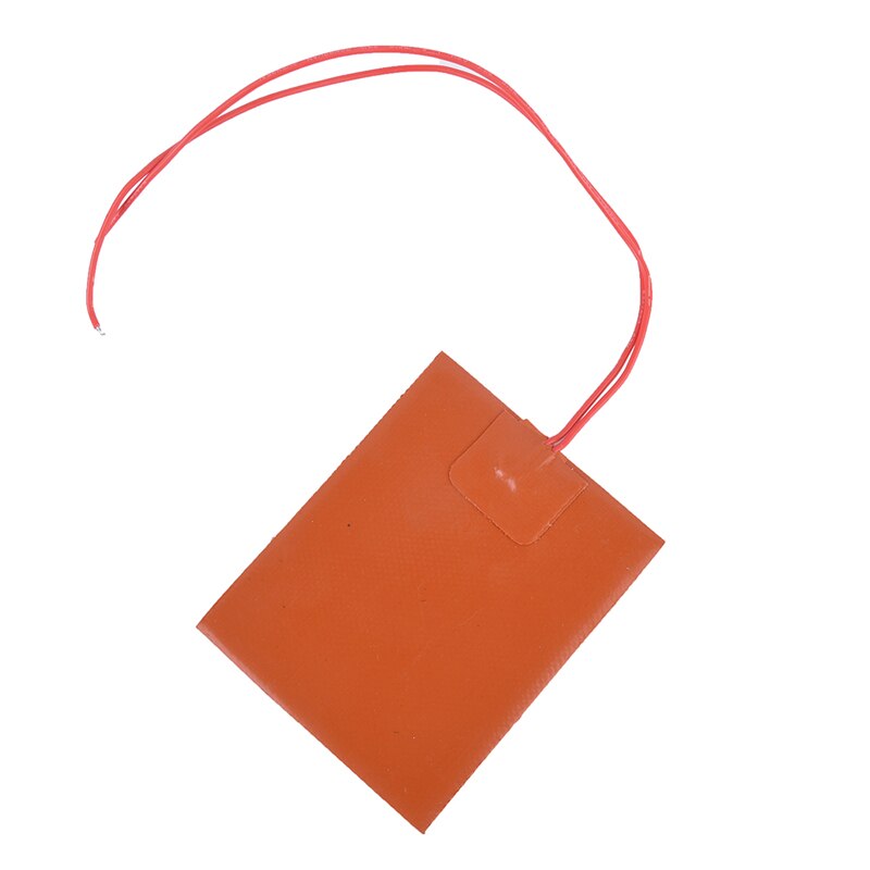 80x100mm 12V DC 20W Silicone Heated Bed Heating Pad Flexible Waterproof For 3D Printer Parts Electric Heating Pads