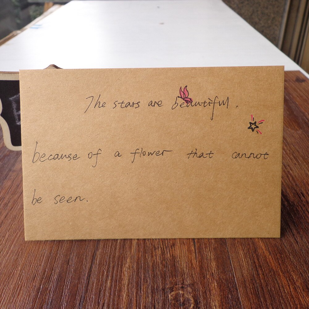 20 sztuk papier typu kraft karty szkic rysunek wiadomość karty prezent papeterii papier pakowy klasyczny pocztówki, DIY graffiti malowane