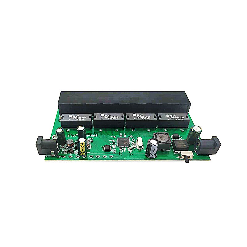 Wanglink Reverse POE Switch 8 port 10/100M 5V&12V DC Out Reverse POE Switch PCBA