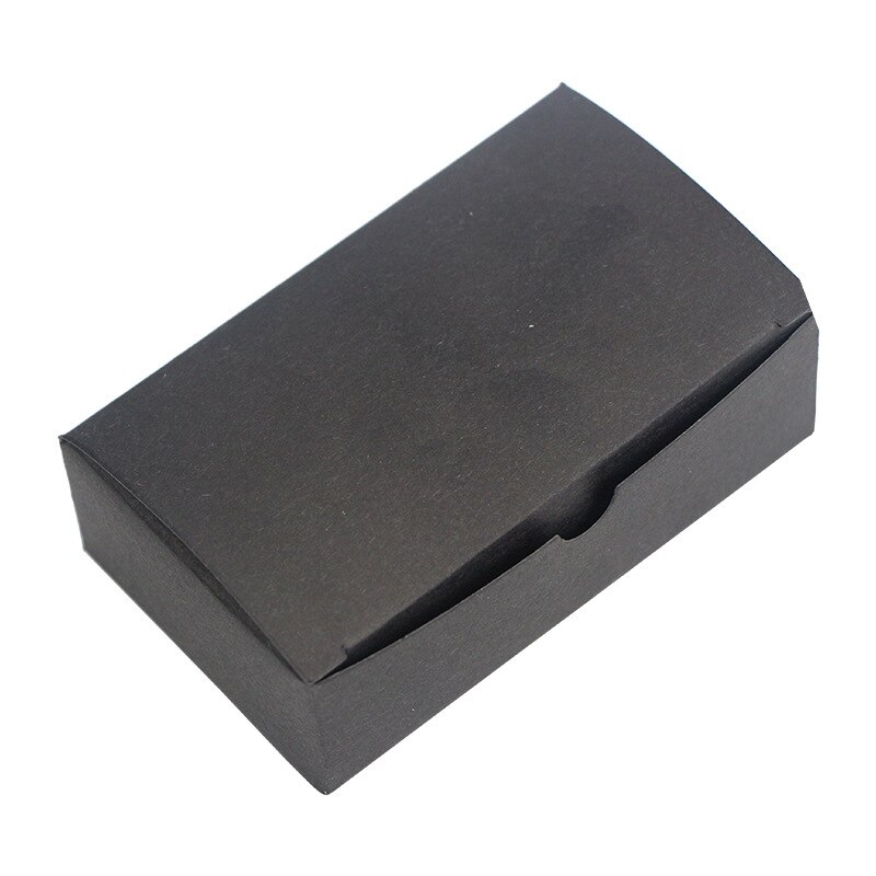 100pcs/box Color Word Card Blank Kraft Paper Handwritten Card Message Thank You Cards Label Bookmarks Learning Cards: Black