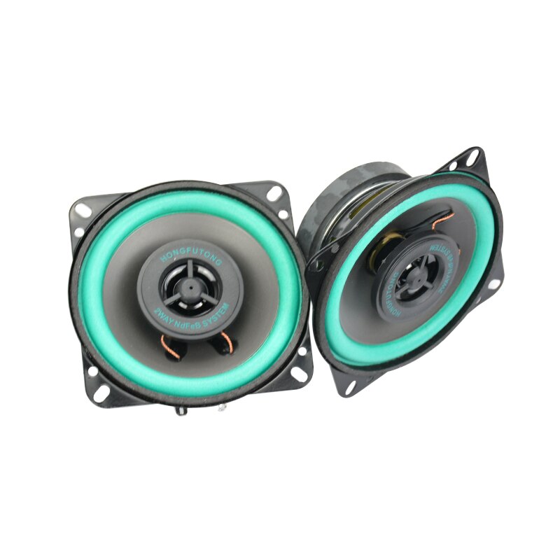 2Pcs 4Inch 2 Way Car Audio Tweeter Speakers 4Ohm 30W Coaxial Full Frequency Dual Car Audio High Speakers