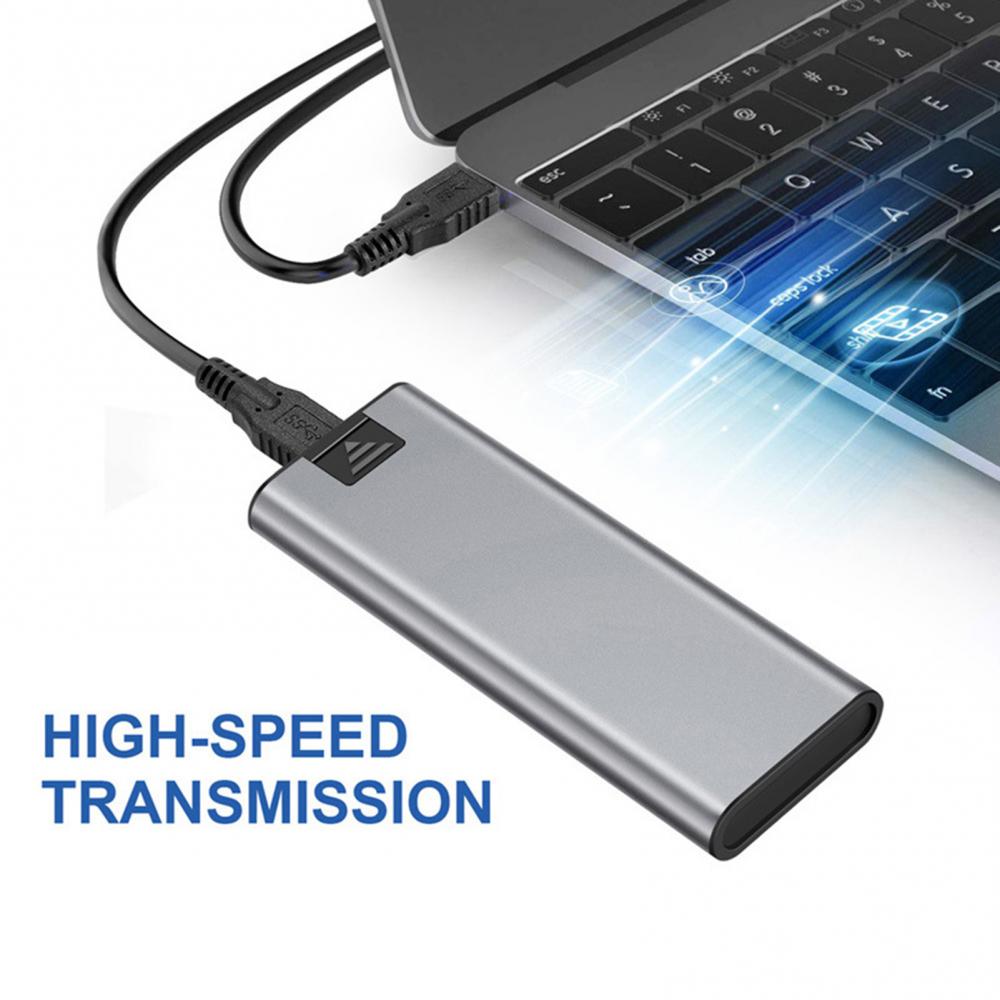 30% Off M-01 NGFF M.2 USB 33.0 HDD Enclosure 6Gbs Port SATA SSD Hard Drive Case Support Mobile External HDD Case