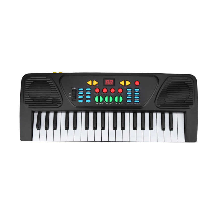 Electronic Keyboard | 37 Keys Multi-functional Piano Keyboard | Portable Interactive Teaching Piano Keyboard with Microphone
