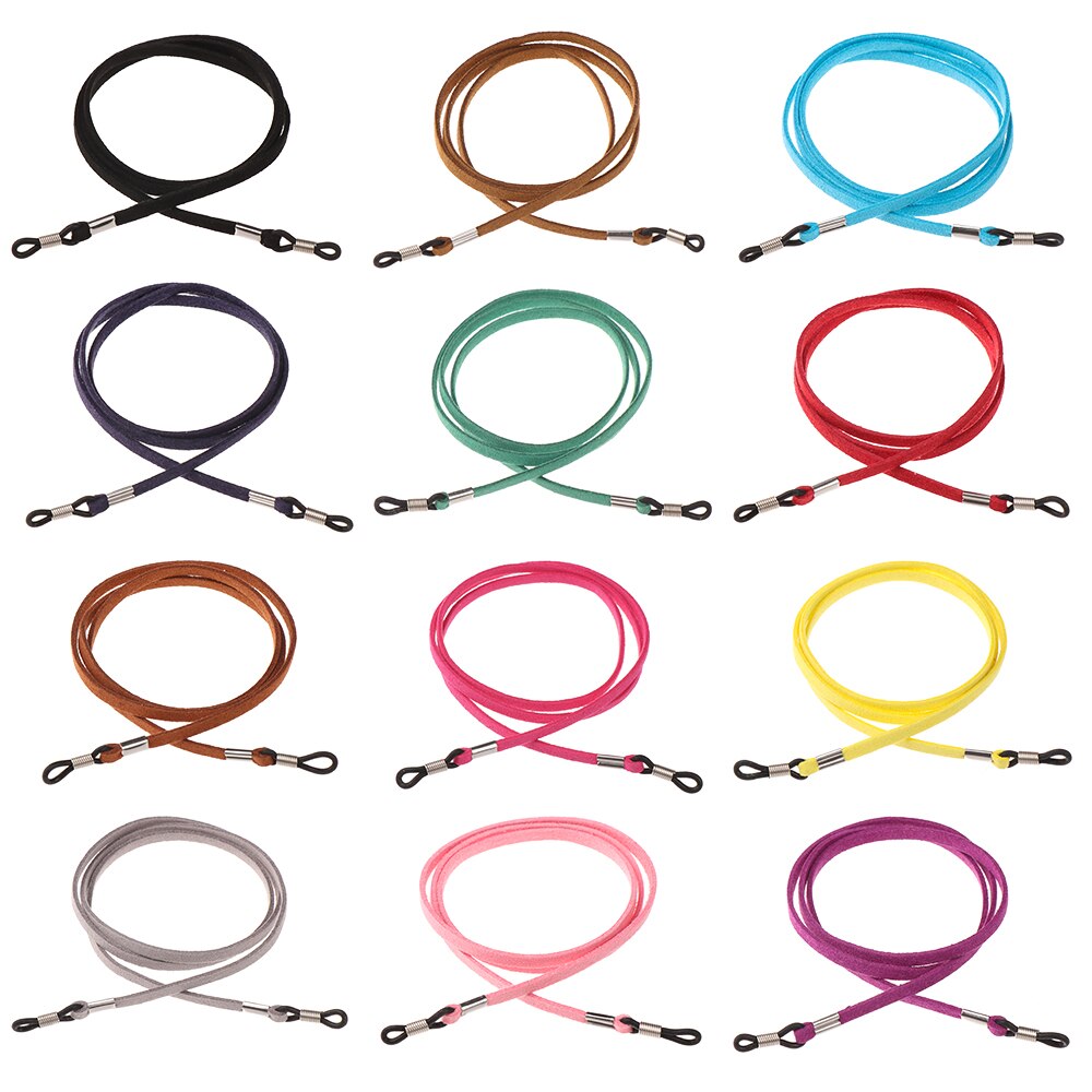 Leer Hoge Elasticiteit Zonnebril Lanyard Strap Ketting Lenzenvloeistof Bril Ketting Koord Leesbril Riem